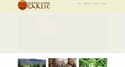 Desktop Screenshot of harvestmoongarlic.com